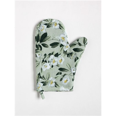 Прихватка варежка «Доляна» Jasmine, 20×28 см, рогожка, хлопок 100%, 164 г/м²