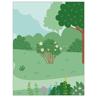 Веселые наклейки. В лесу