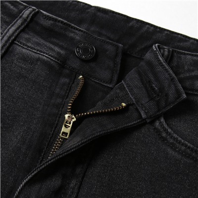 Джинсы женские палаццо утеплённые, размер 27 (42-44), серые