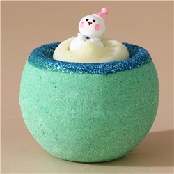 Бомбочка для ванны с игрушкой «Снеговик», 130 г, Чистое счастье