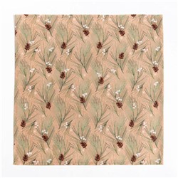 Набор салфеток «Этель» «Spruce branches» 46×46 см - 4 штуки,100%хлопок, саржа 190 г/м²