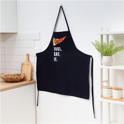 Фартук Этель Just eat it 73×71 см, 100% хлопок, саржа 190 г/м²