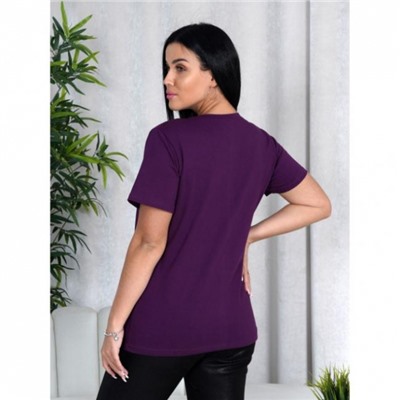 Футболка Шик (Баклажан)