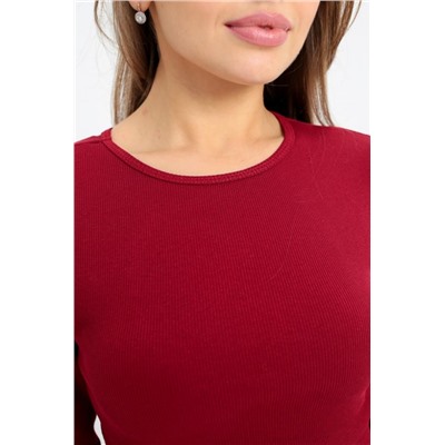 Лонгслив укороченный 100015 (Вишня)