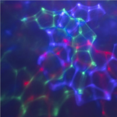 Световой прибор «Дед Мороз с шаром» 10 см, свечение RGB, 220 В