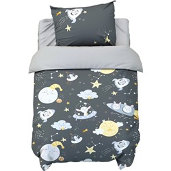 Постельное бельё ясельное «Крошка Я. Полет в космос», бязь