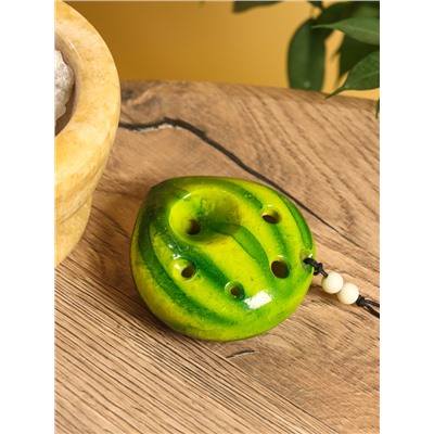 Сувенирный музыкальный инструмент свисток, 7×8×3 см, МИКС