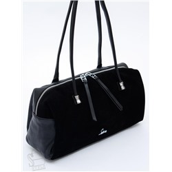 Сумка женская кожаная 98409SP black Velina Fabbiano-Safenta в Новосибирске