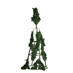 Искусственная ёлка «Праздничная смешанная», каркасная, 400 см, ветки отгибаются