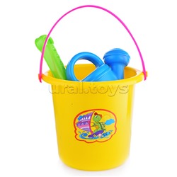 Комплект "Большой" совок+2 формочки с лейкой мал