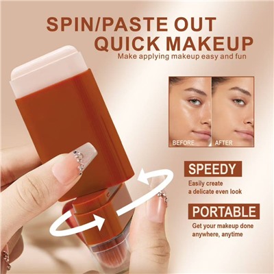 Tailaimei Тональный крем-стик матовый с кистью, тон 102