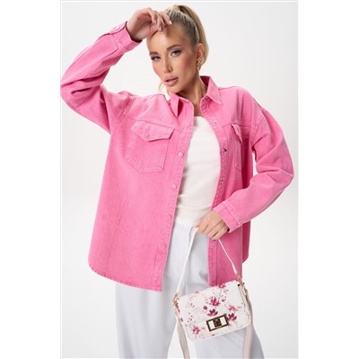Рубашка Мишель (малиновый)