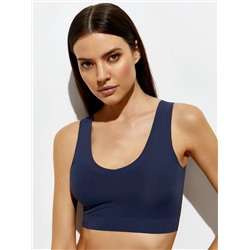 Omsa Топ 4. OmD 1143B Invisible Ribana Майка "Топ" женская (кроп-топ на широких бретелях с вкладышами), PA