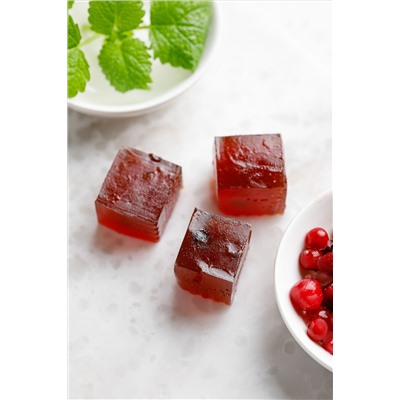 Мармелад ягодный с Брусникой / брикет / 200 г / ТМ Сибирский кедр