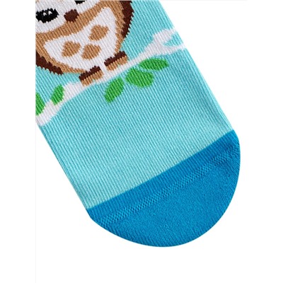 Omsa Носки OMSA kids   Calzino 21P64 плюш по стопе (совы)