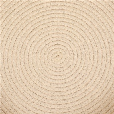 Экологичный лежак для животных (хлопок+рогоз), 45×37×16 см, вес до 25 кг, бежевый