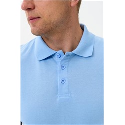 14401 футболка поло мужская (Светло-голубой)