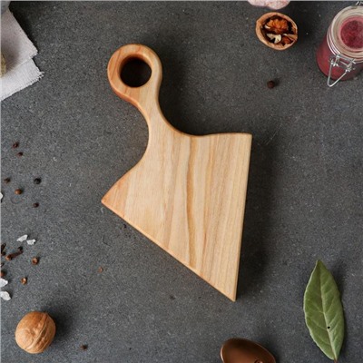 Доска для пиццы, 25×15 см, массив ясеня