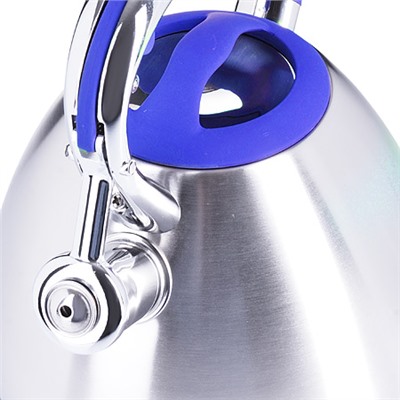 28973 Чайник 3 л нерж/сталь со свистком MB (х12)