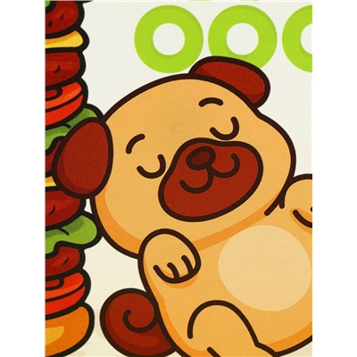 Ланч - бокс прямоугольный «Здоровая пища», 1200 мл