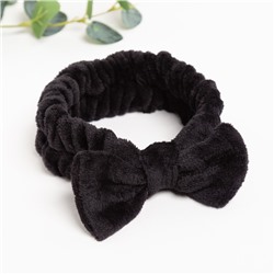 Повязка на голову «Этель», чёрная