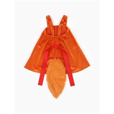 Карнавальный костюм «Белка Кнопочка», сарафан, шапка, размер 110-56