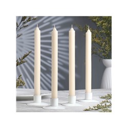 Набор хозяйственных свечей парафиновых, 1.9×24.5 см, 9 ч, 65 г, 4 шт.