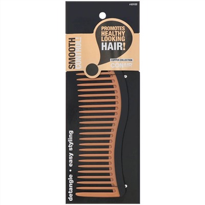 Conair, Медная коллекция, гребень для легкого расчесывания, 1 шт.