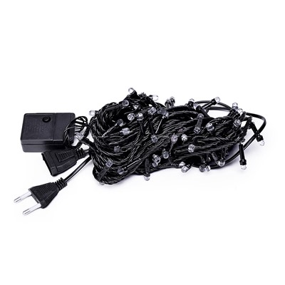 Электрогирлянда светодиодная 10м., 100 ламп, синий