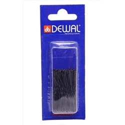 Dewal Шпильки для волос волна SLT45V-1/60, 45 мм, чёрный, 60 шт.
