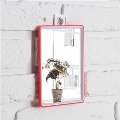 Зеркало настольное, прямоугольное, с подставкой, 12×17 см, (10.5×15.5 см), МИКС