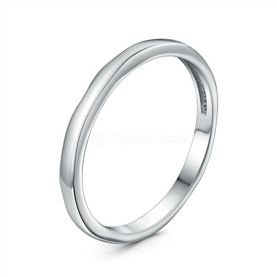 Кольцо из серебра родированное 925 пробы К-0108р