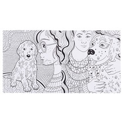 Раскраска-антистресс. Щенки.