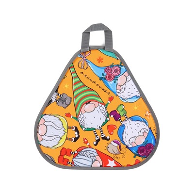 Ледянка мягкая Gnome, треугольная, d=41 см, толщина 1.2 см, рисунок МИКС