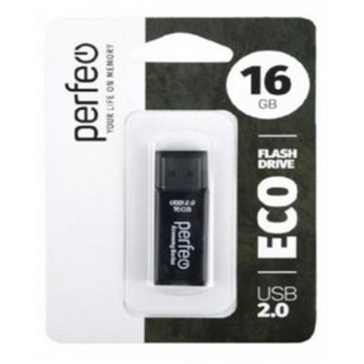 USB-флеш-накопитель PERFEO 16GB E03 Black economy series Perfeo