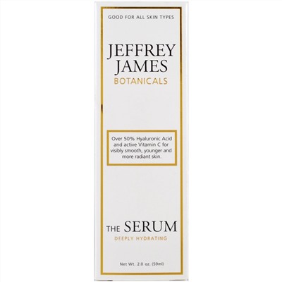 Jeffrey James Botanicals, The Serum, Deeply Hydrating, 2.0 oz (59 ml)