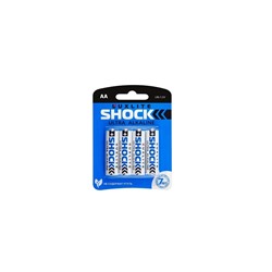 Luxlite Shock Батарейки АА 4 шт в блистере Blue