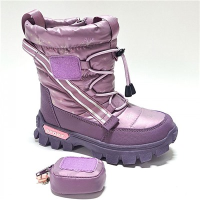 62-0015A т/роз Ботинки зима для девочек (27-32)/10