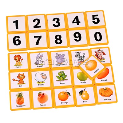 Конструктор магнитный, большой размер дет. (75 дет.), в пакете