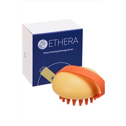 ETHERA Массажная силиконовая щётка для мытья головы, желтый KRISTALLER, 1111428