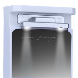 Набор мебели для кукол "Туалетная комната" (душ, унитаз, раковина, зеркало, гладильные принадл.) с аксессуарами, на батарейках, в коробке