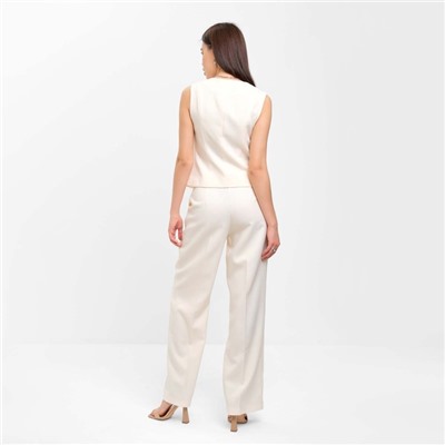 Брюки женские MIST: Classic Collection, размер 44, бежевые