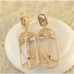 Серьги позолота  H01-10248р