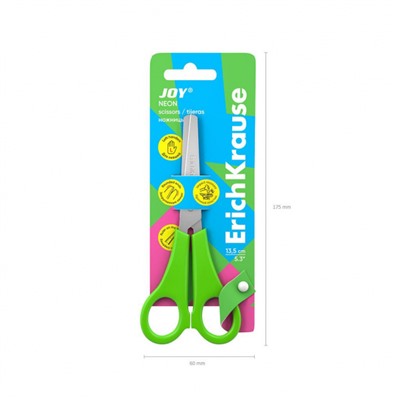 Ножницы детские для ЛЕВШЕЙ 135 мм JOY Left Hand 30790 ErichKrause
