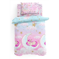 КПБ юниор поплин Juno рис. 16425-1/13250-2 Sleep unicorn