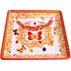 30785 Блюдо квадратное 22х22см Романтика доломит LR (х36)