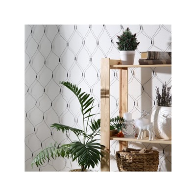 Гирлянда «Сеть» 2×2 м, IP20, тёмная нить, 224 LED, 8 режимов, 220 В, свечение синее