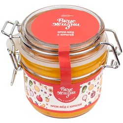Крем-мёд с курагой с бугельным замком Вкус Жизни New 250 гр.
