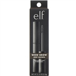 E.L.F., Wow Brow Gel, гель для бровей, темно-коричневый, 3,5 г (0,12 унции)
