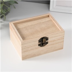 Шкатулка для росписи дерево «Прямоугольная», 6×12×9 см